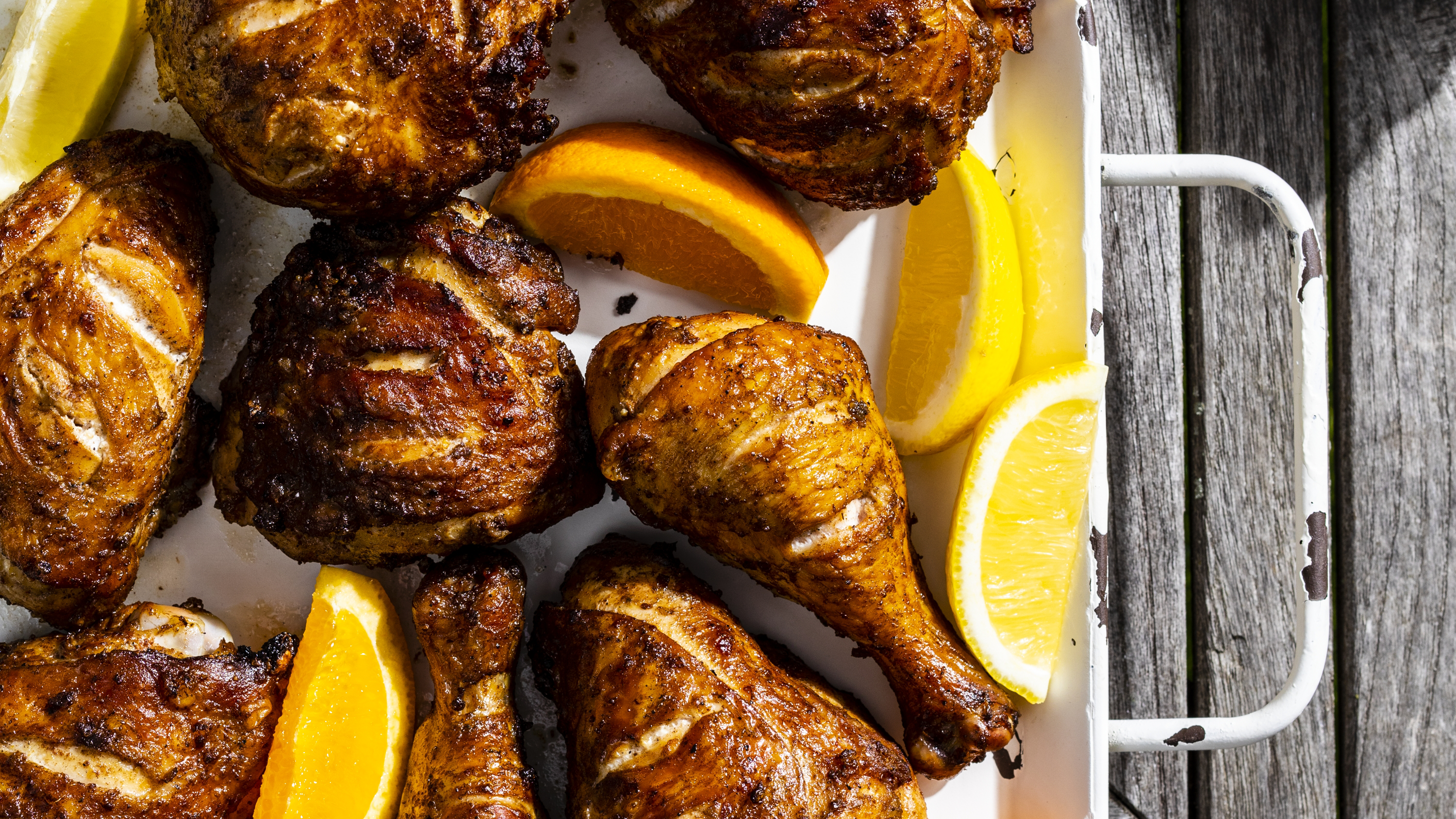 Smoked citrus chicken